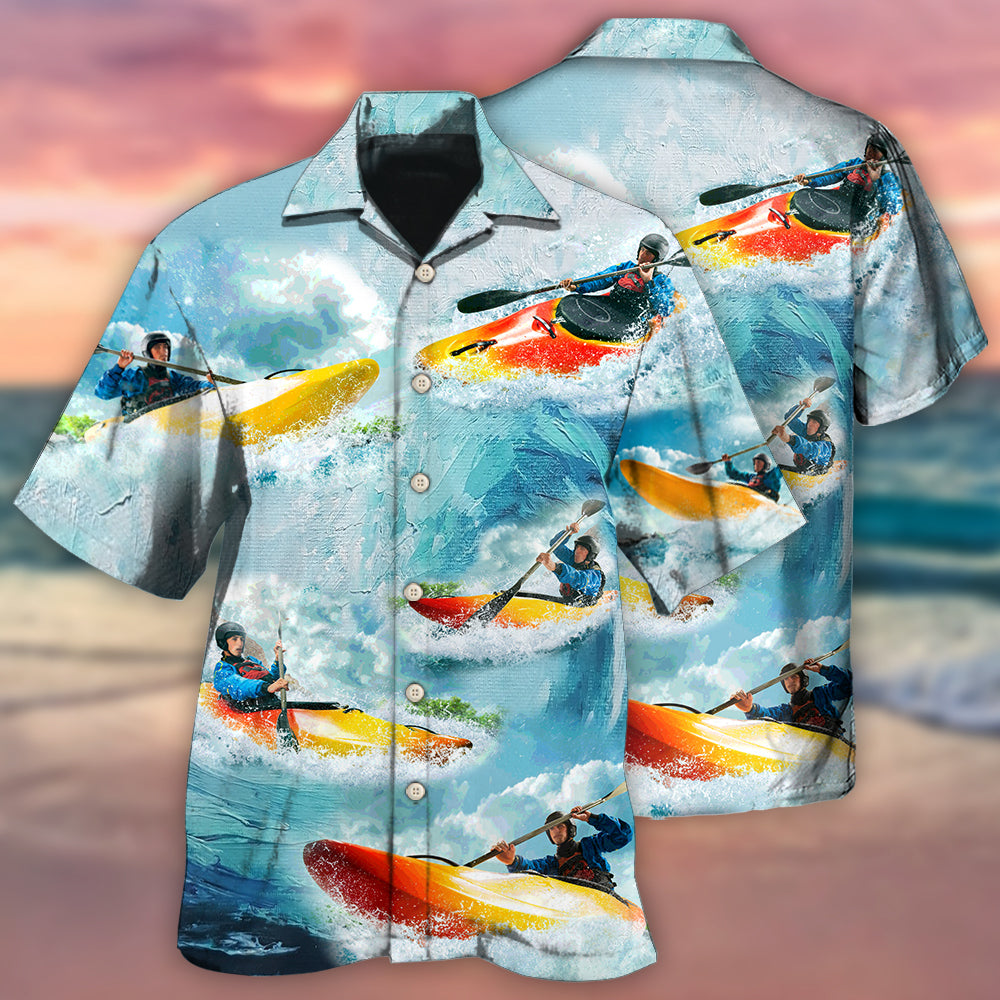 Kayaking Colorful Style Hawaii Shirt Ha4191