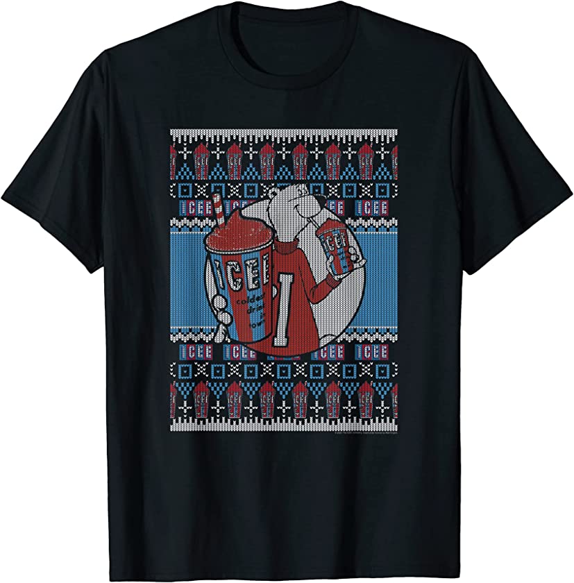 Bear Vintage Ugly Christmas Sweater T-Shirt