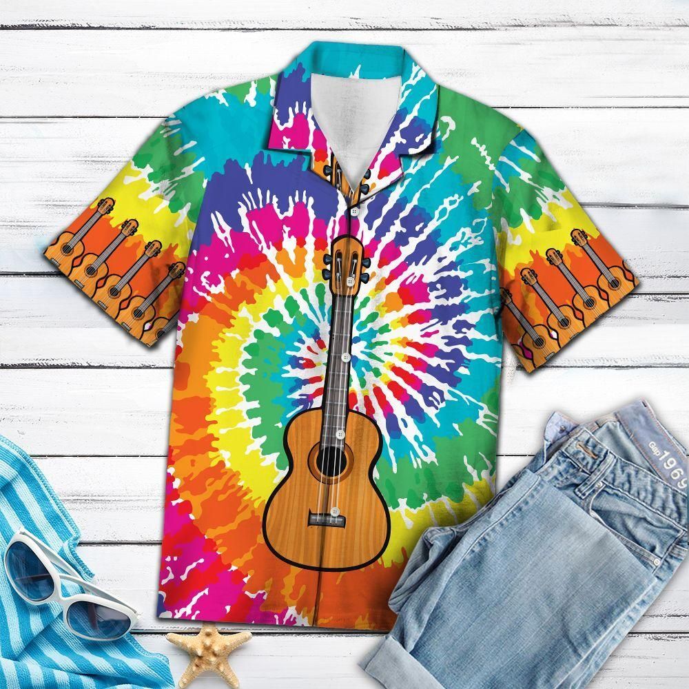 Aloha Shirt Guitar Tie Dye Ty2007 – Hawaiian Shirt