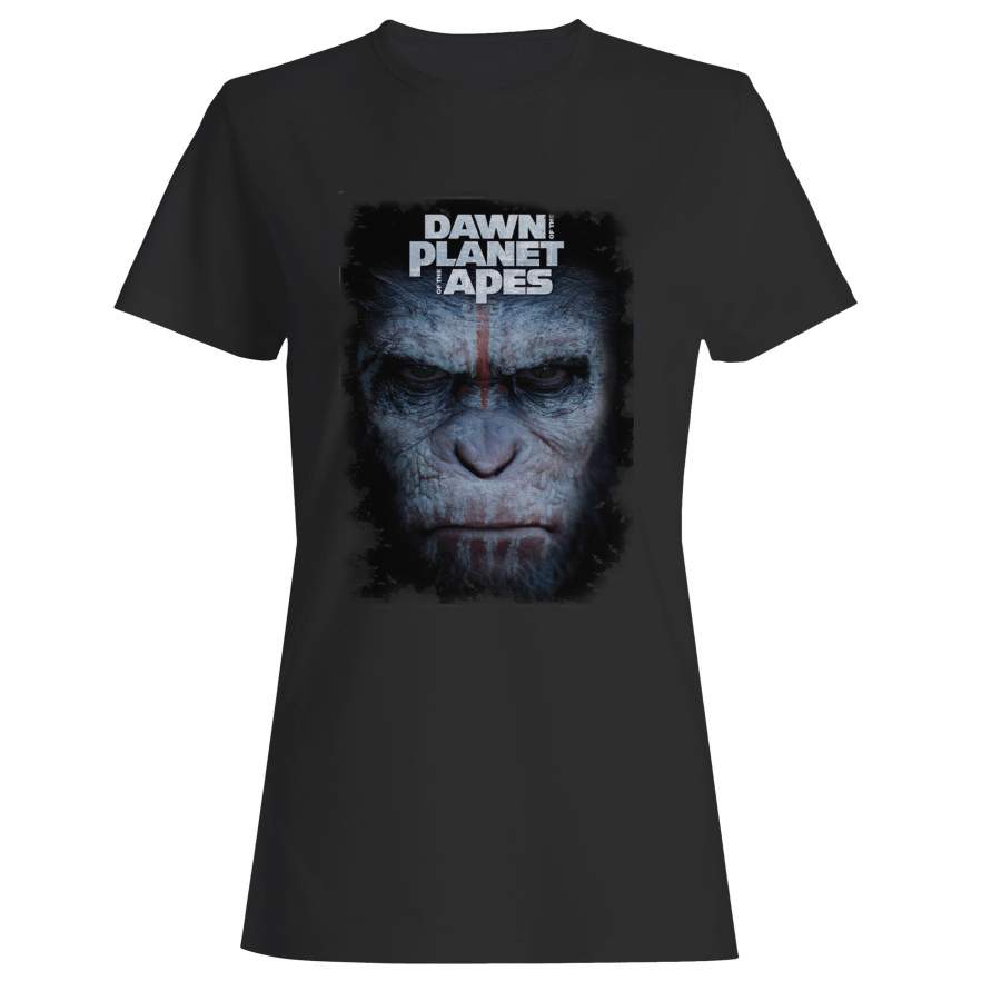 Dawn Of The Planet Of The Apes Face Woman’s T-Shirt