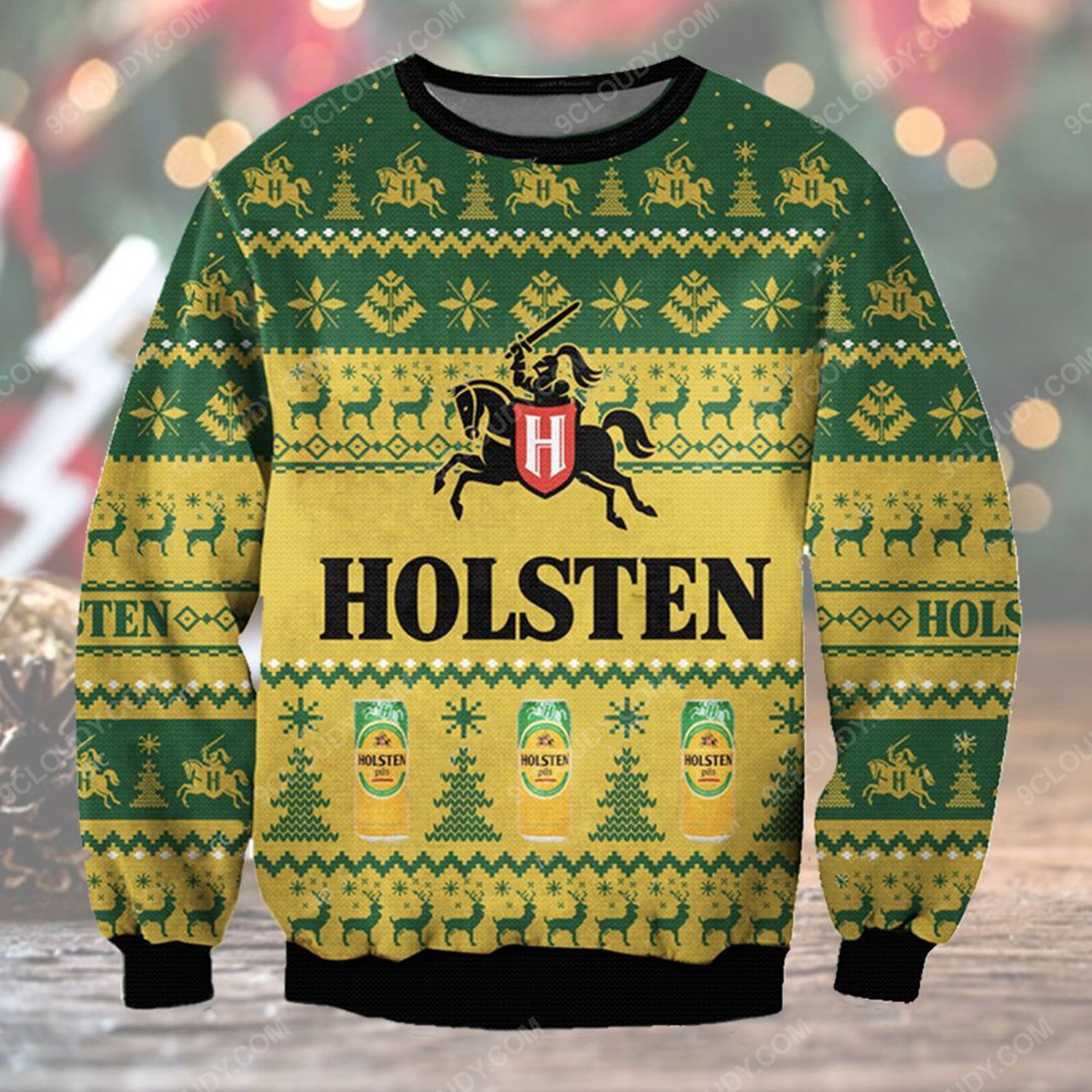 Holsten Brewery Ugly Christmas Sweater For Women Men Couple Family Funny Cute T-Shirt