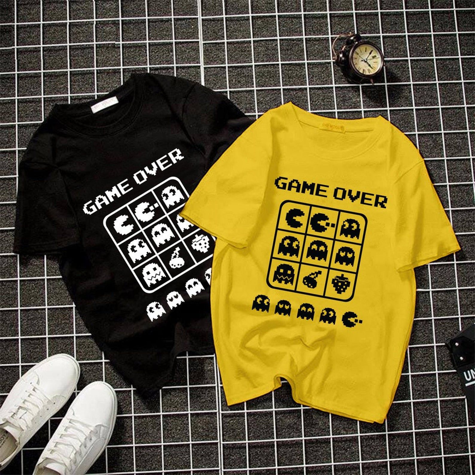 Pacman Game Over Shirt Pacman Smile Shirt Pacman Games Cute Shirt Shirt