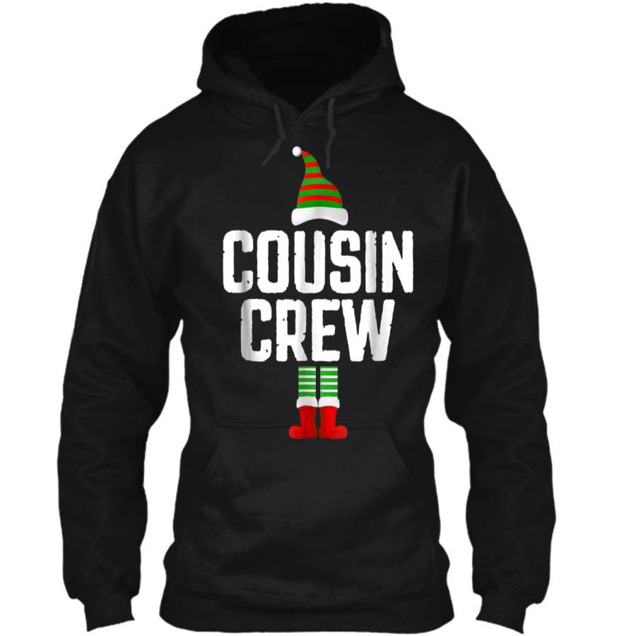 Cousin Crew Elf  Family Matching Christmas Pajamas Pullover Hoodie  Christmas Gift Ideas
