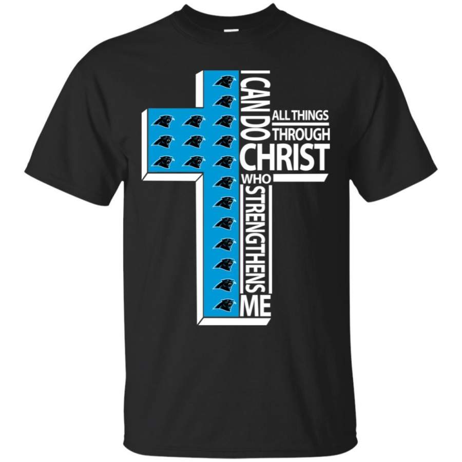 I Can Do All Things Through Christ Carolina Panthers T Shirts