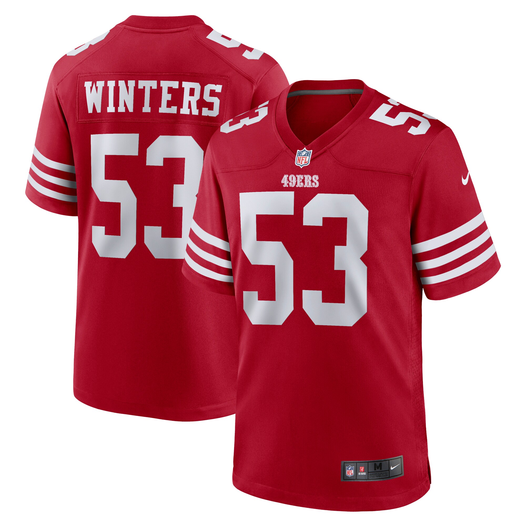 Men’s San Francisco 49ers Dee Winters Scarlet Team Game Jersey