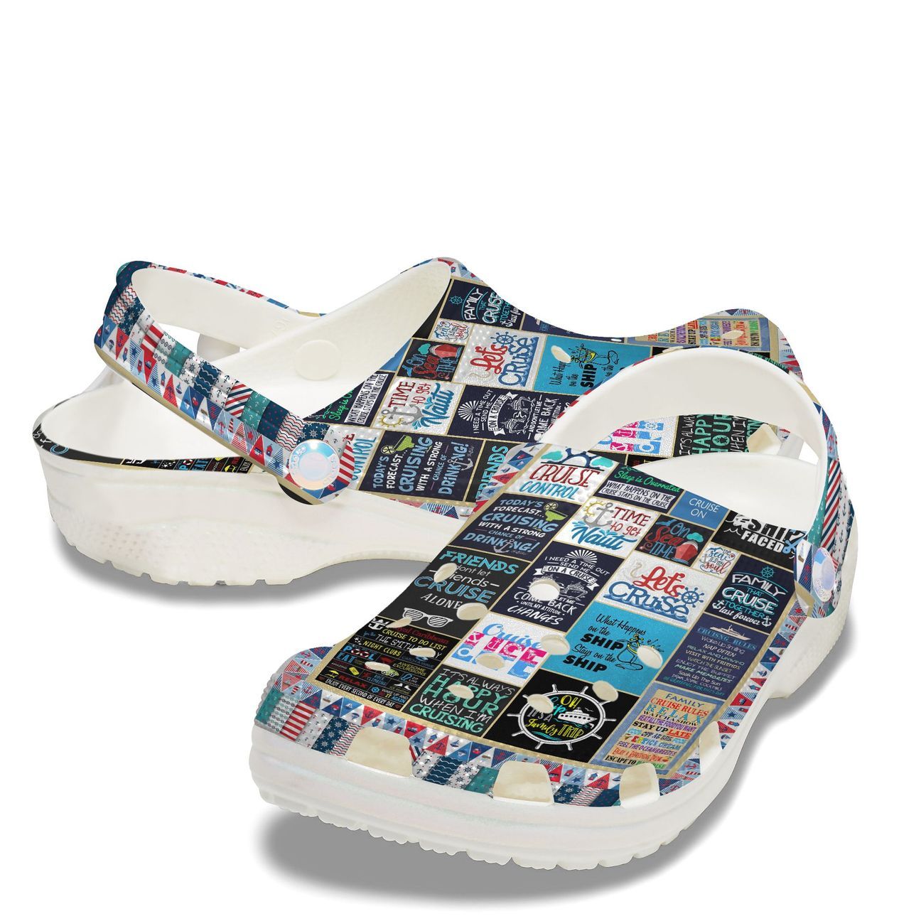 Cruise Personalized Clog, Custom Name, Text, Color, Number Fashion Style For Women, Men, Kid, Print 3D Let’S Cruise