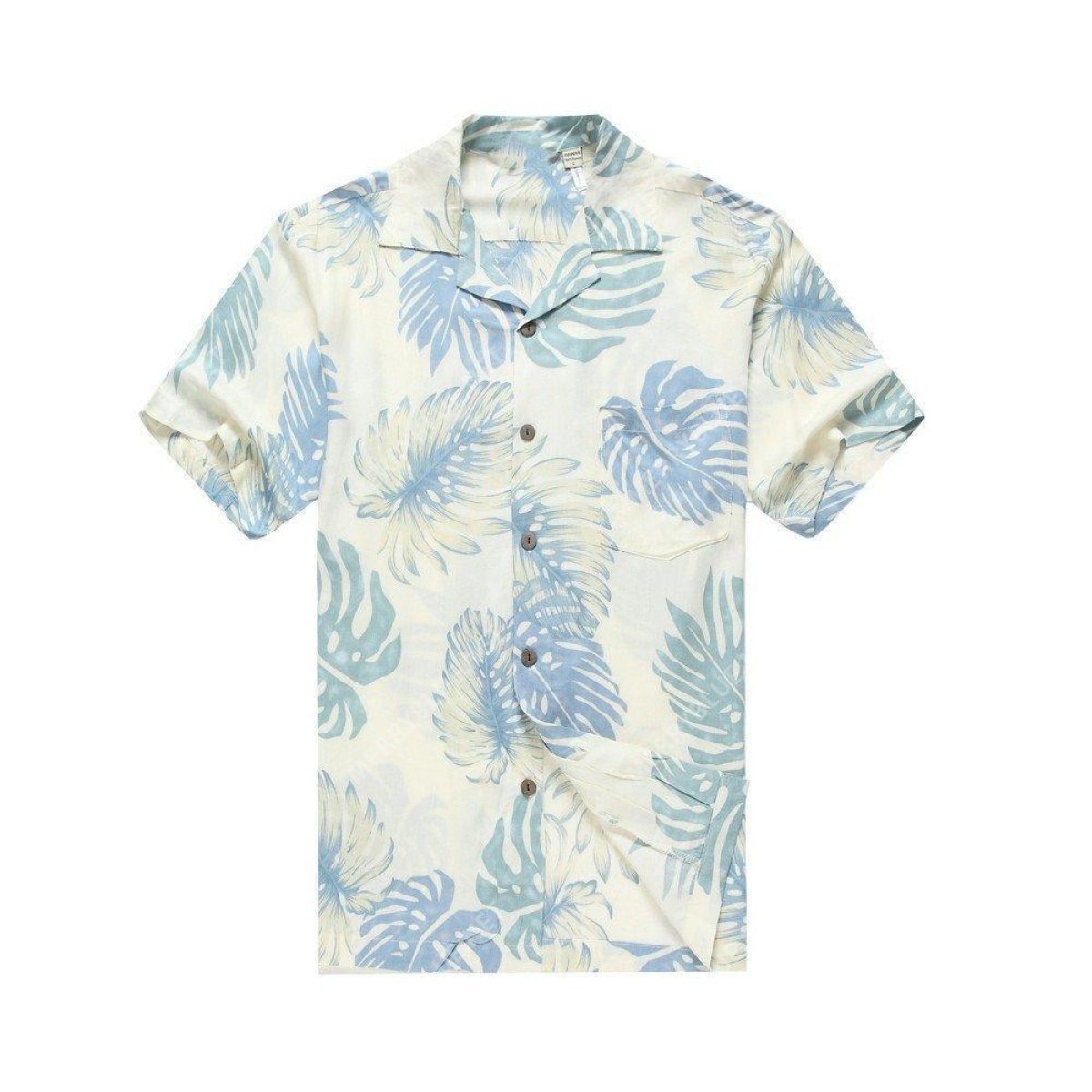 Hawaiian Hangover Shirt Palm Leaves In White Ha74720