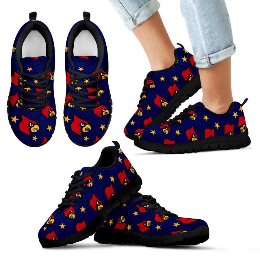 Star Twinkle Night Louisville Cardinals Sneakers