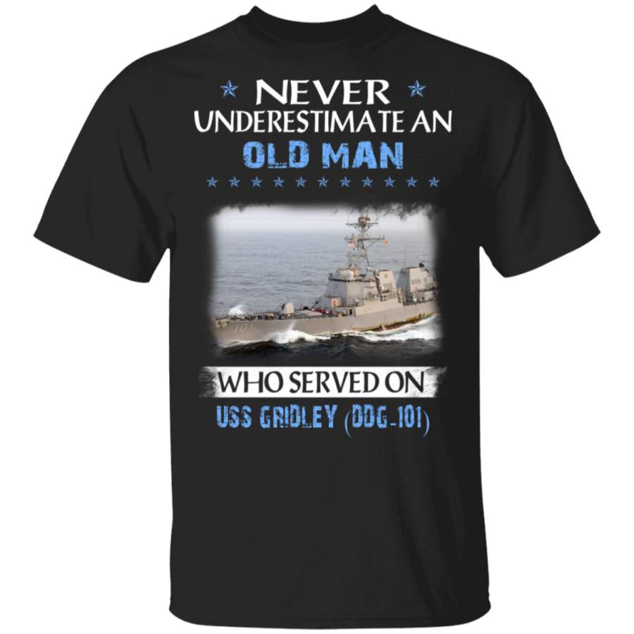 USS Gridley DDG-101 Veterans Day Christmas Gift T-Shirt