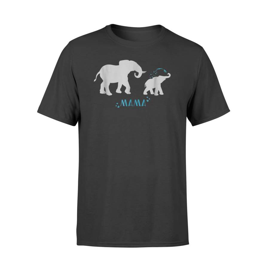 Happy Mother’s Day Little Calf Elephant Mama T-Shirt