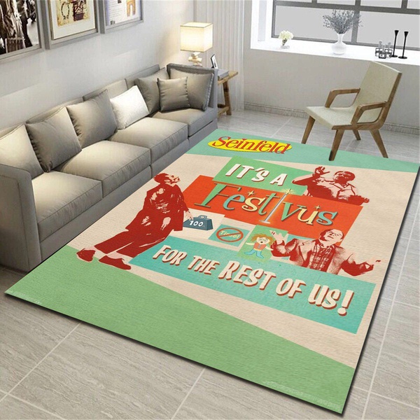 Seinfeld Festivus Area Rug, Living Room Bedroom Carpet