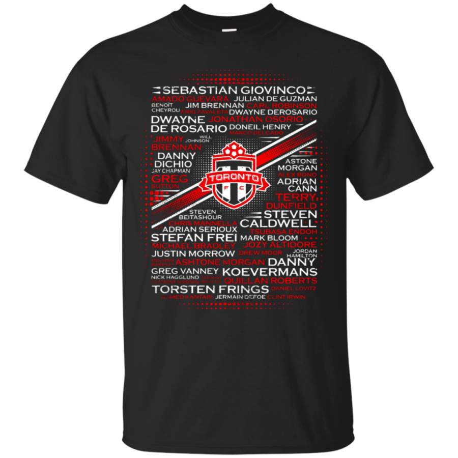 AGR All Players Name Team Toronto FC CFL Football T-Shirt