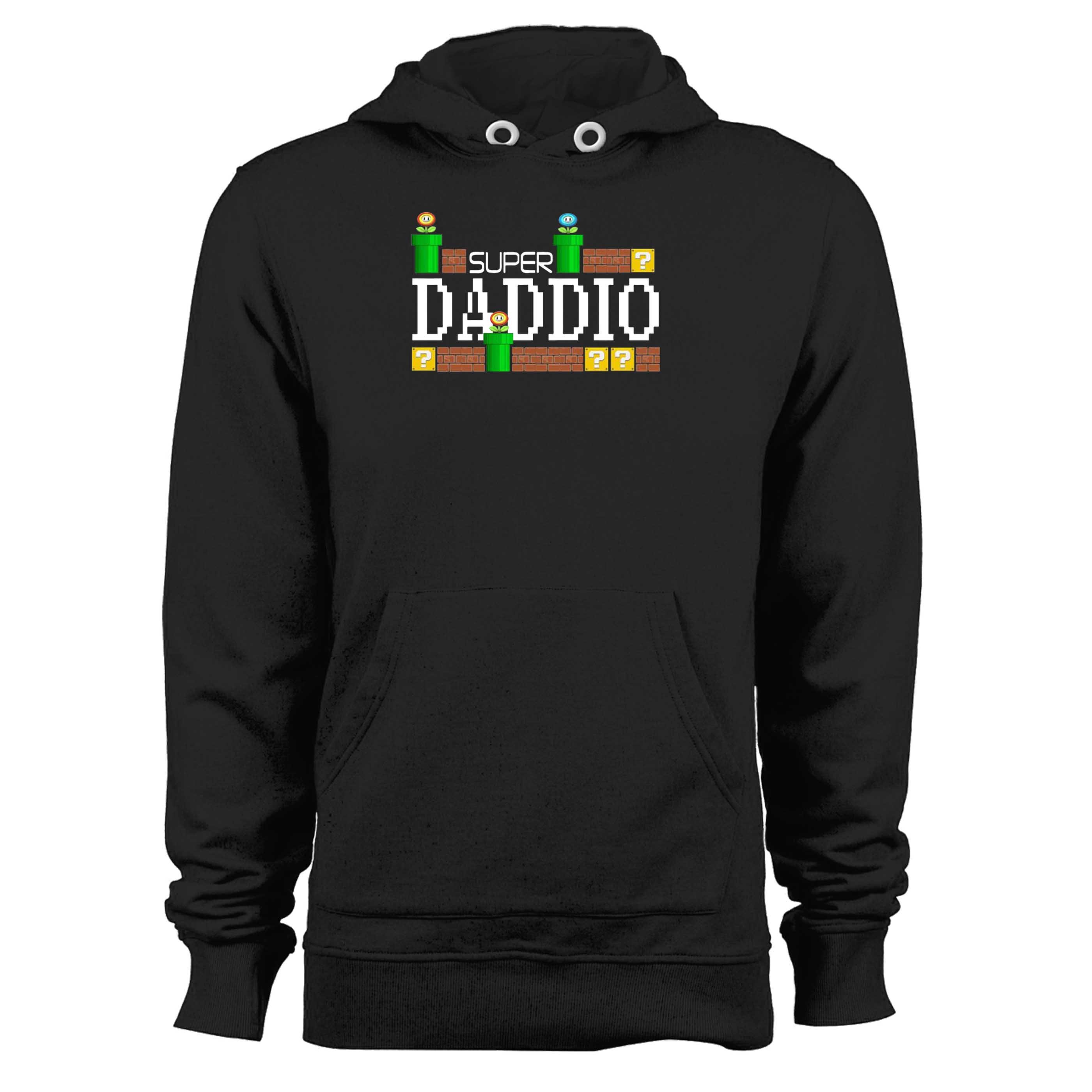 Super Daddio Dad Super Mario Bros Inspired Unisex Hoodie