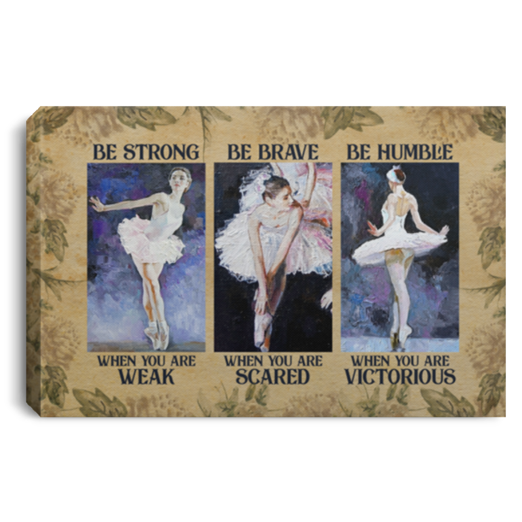 Ballet Girl Framed Wall Art Canvas