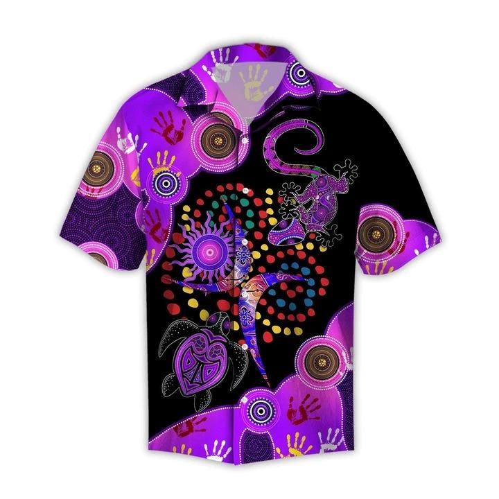 Aboriginal Naidoc Turtle Hawaiian Shirt | Unisex | Adult | Hw2872