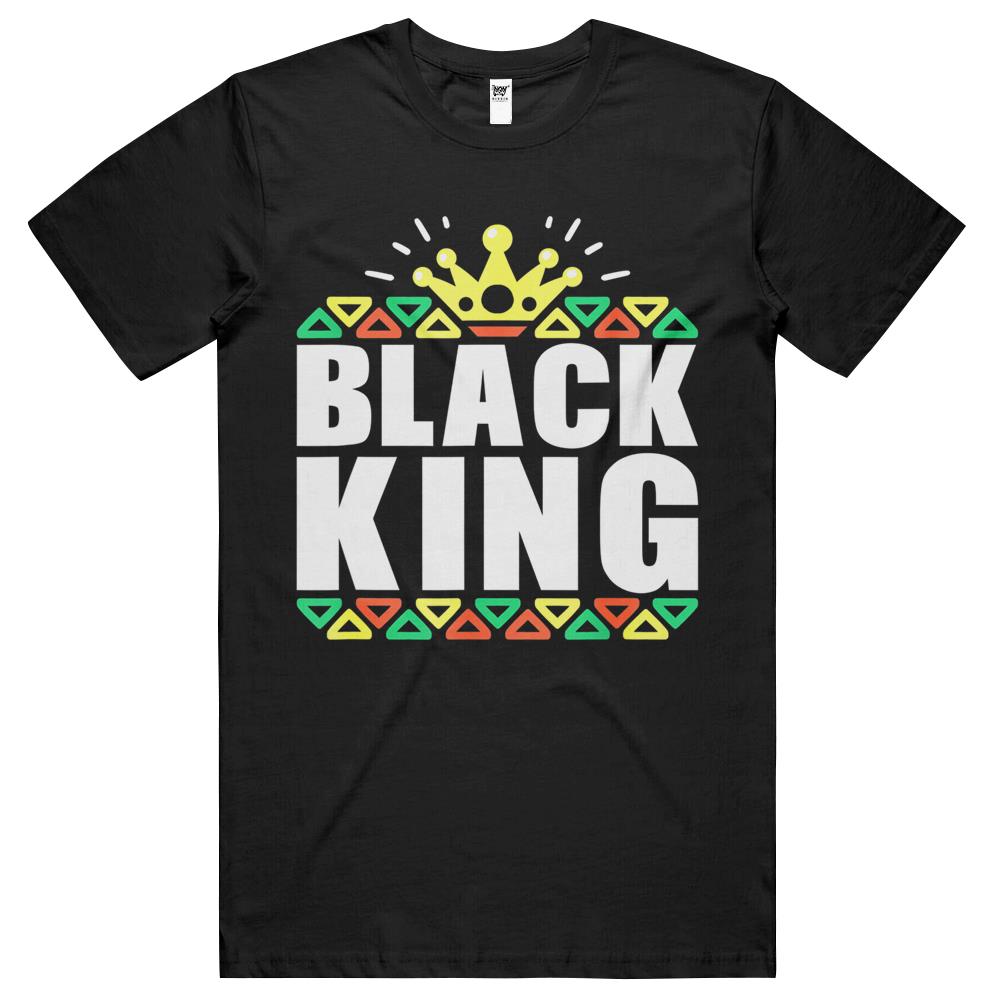 Black History For Men Boys Kids Black King African Pride T Shirts