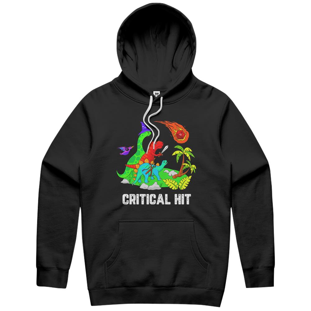 Double Damage Critical Hoodie, Funny D20 Hoodie, Rpg Gamer Hoodie