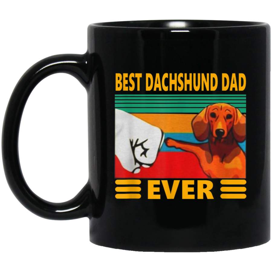 Best Dachshund Dad ever vintage Mug