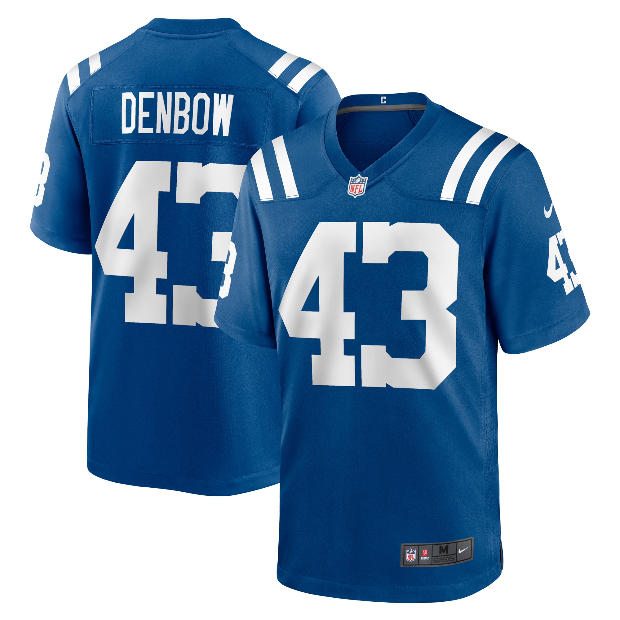 Trevor Denbow Indianapolis Colts Game Player Jersey – Royal