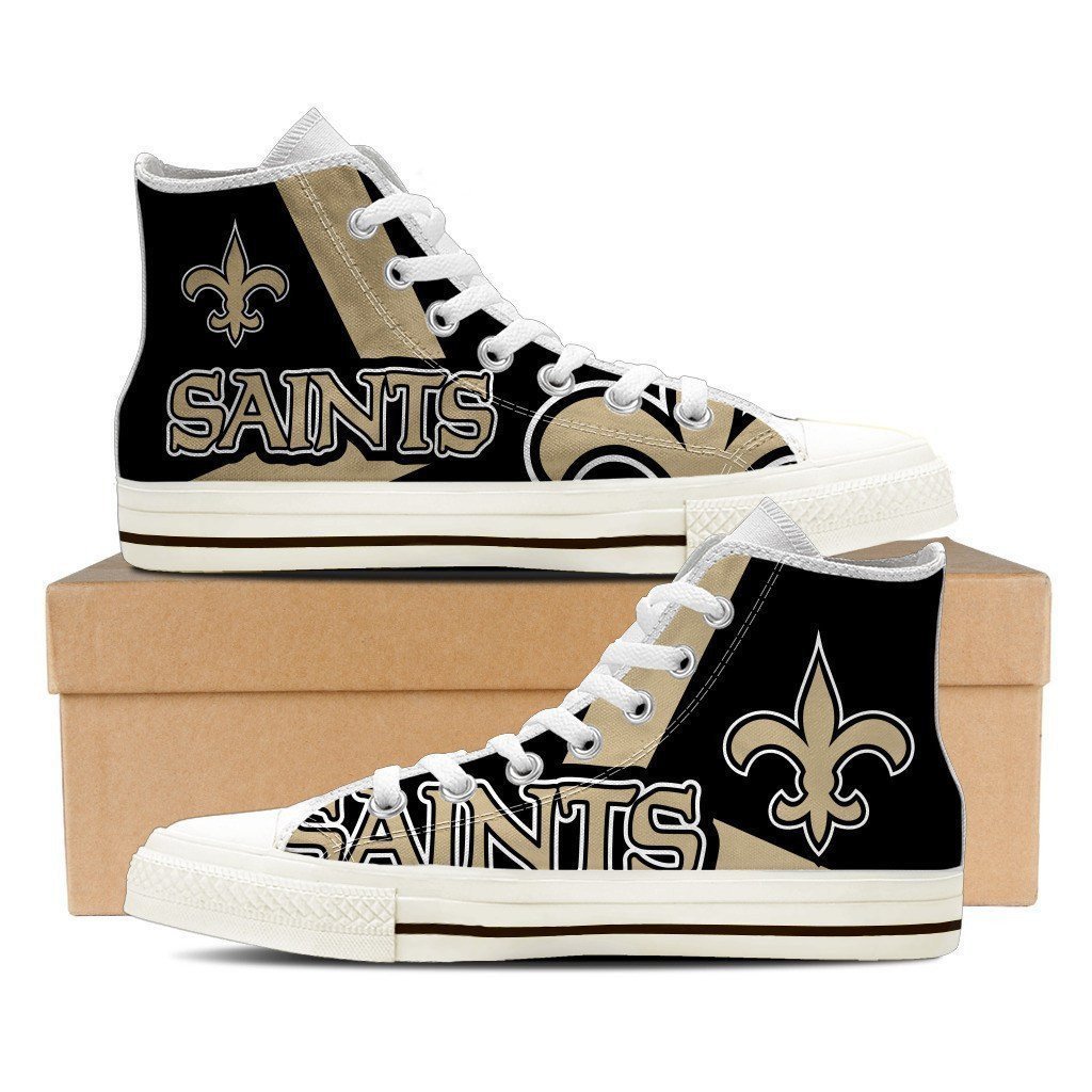 New Orleans Saints Ladies High Top Sneakers