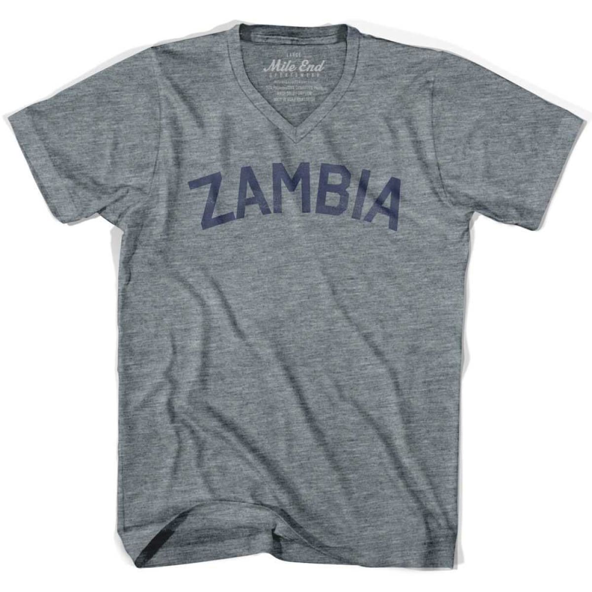 Zambia Vintage V-neck T-shirt