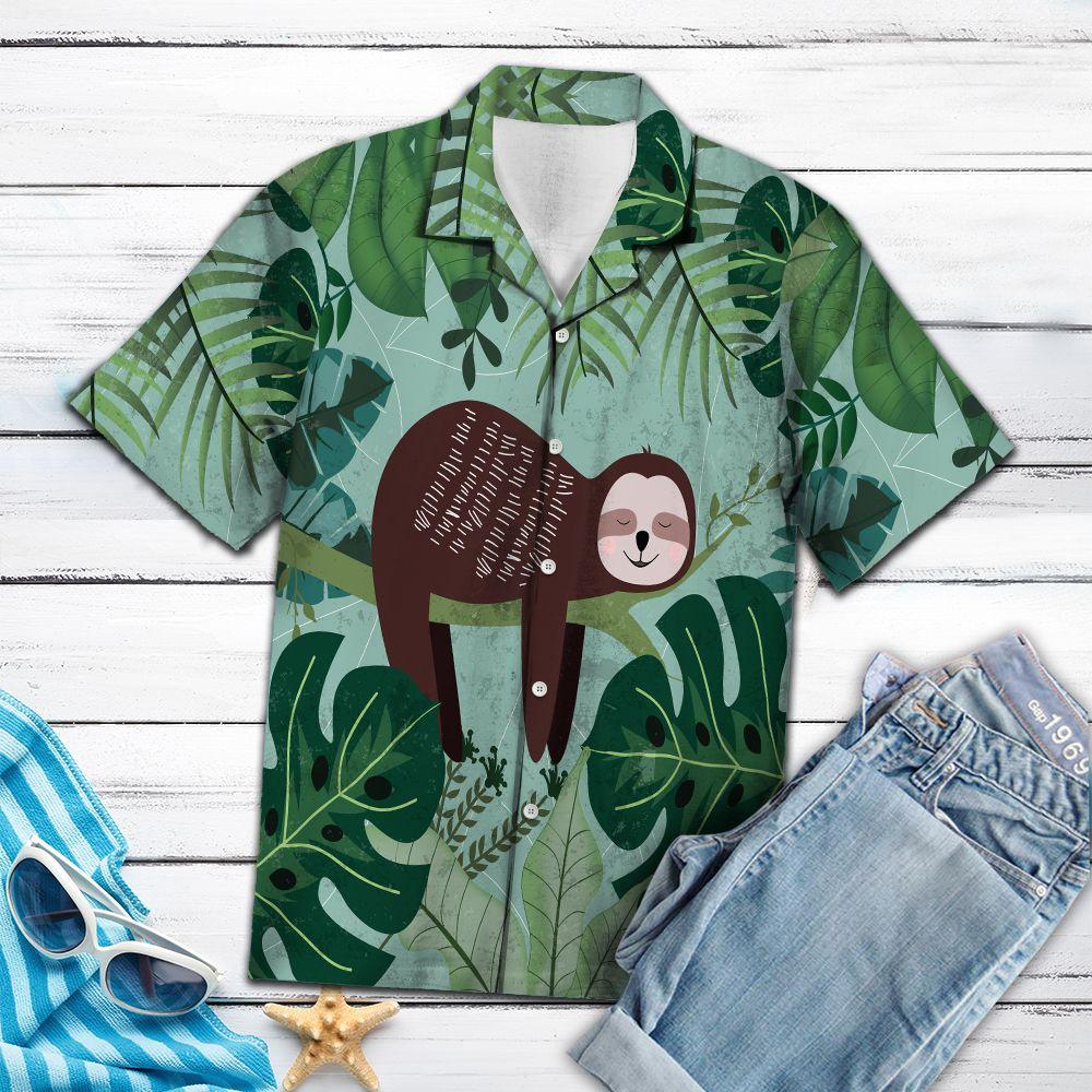 Sloth Jungle Hawaii Shirt For Hawaii Aloha Ha82567