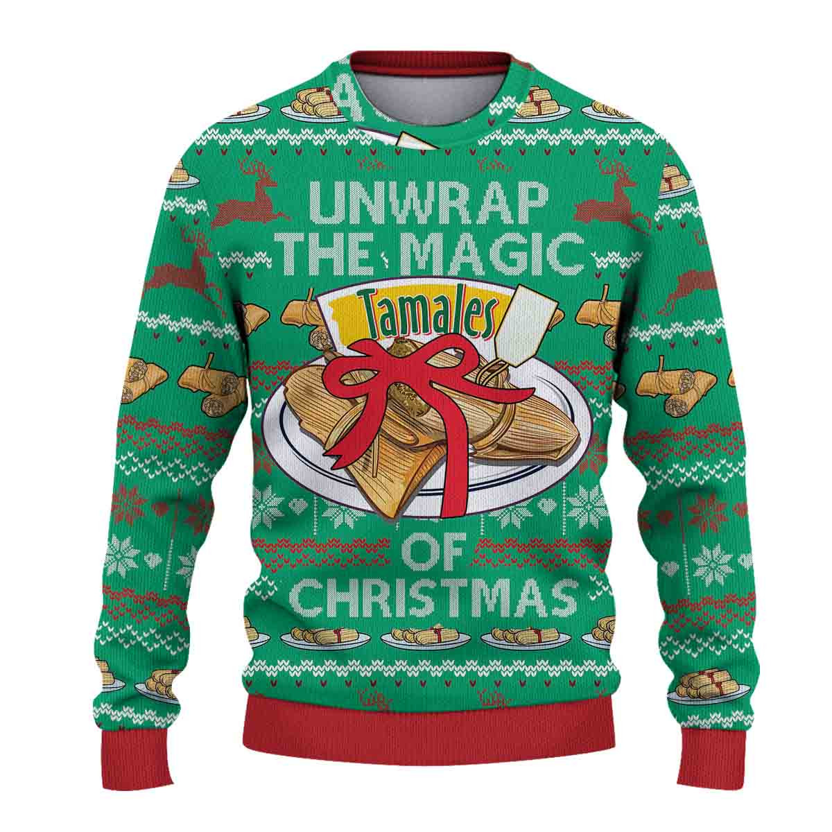 Unwrap The Magic Of Christmas Ugly Sweater, Chrismas Ugly Sweater, Ugly Sweater, Funny Sweater, Latin Ugly Sweater