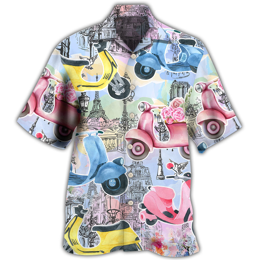 Scooter And City Art Hawaii Shirt Ha104154