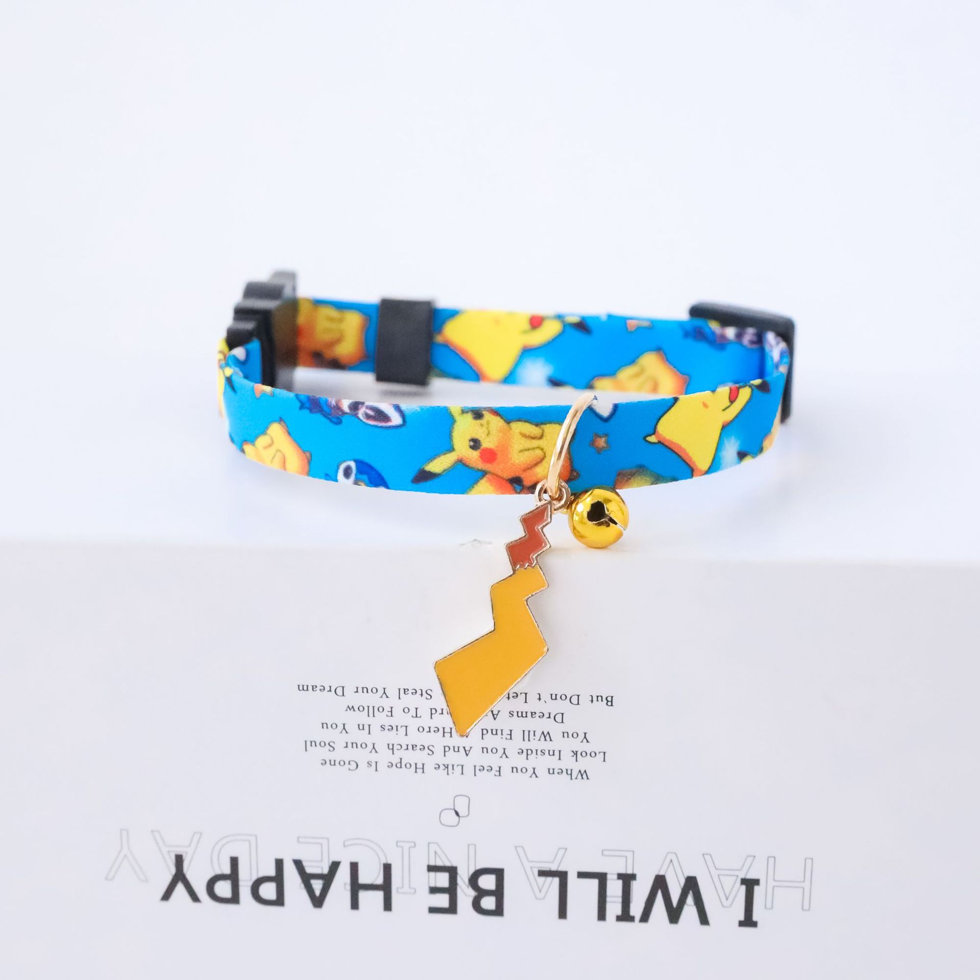 Newest Original Pokemon Cat Dog Collar Adjustable Bells Kitten Puppy Cute Fashion Collars Vogue Memory Pet Accessories Supplier alx