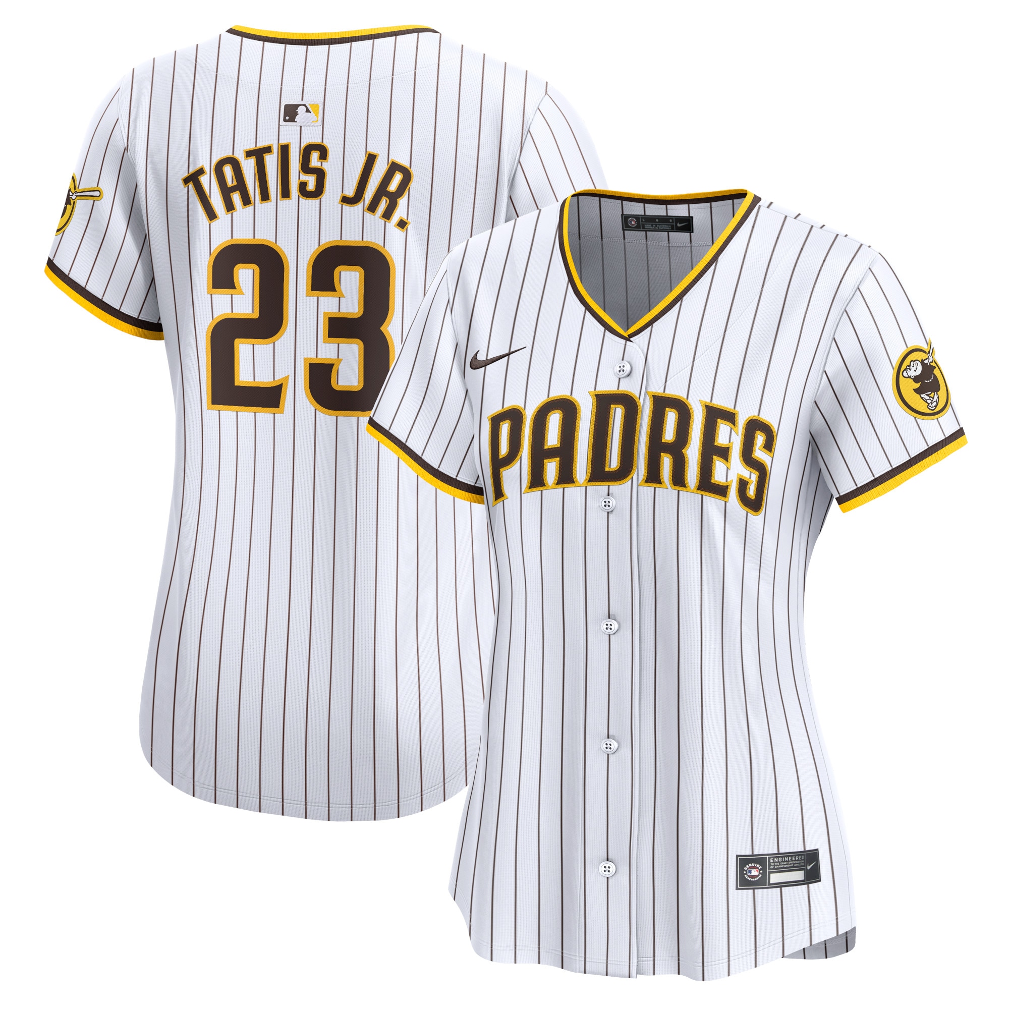 Fernando Tatis Jr. San Diego Padres Women's Home Limited Player Jersey – White