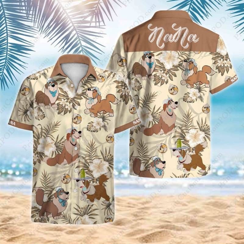 Nana Hawaii Graphic Print Short Sleeve Hawaii Casual Shirt Ha13583