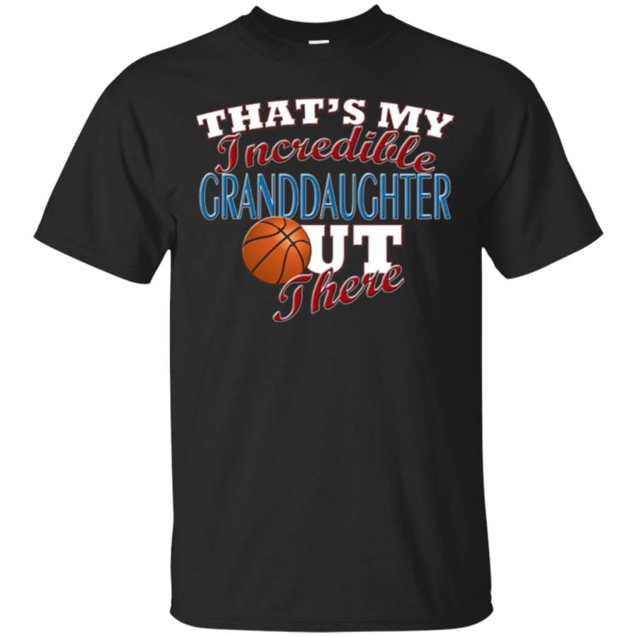 AGR Awesome Basketball Granddaughter, Grandma & Grandpa T-shirt