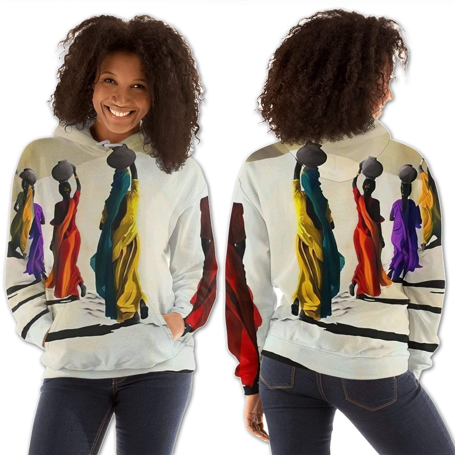 African American Hoodies Pretty Afro Girl Cute Afrocentric African Woman African Clothing Styles