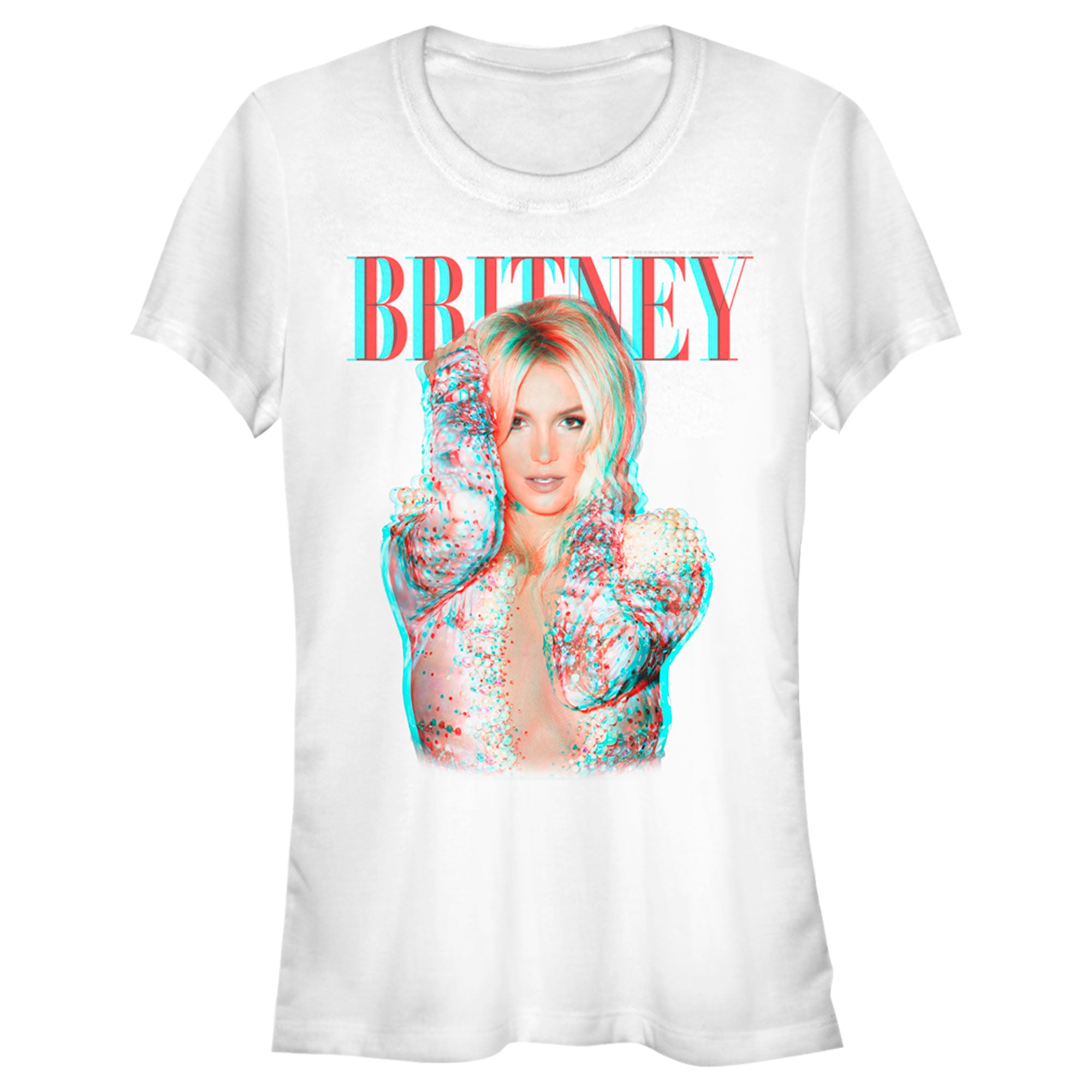 Britney Spears Junior’S Pop Star Glitch  T-Shirt