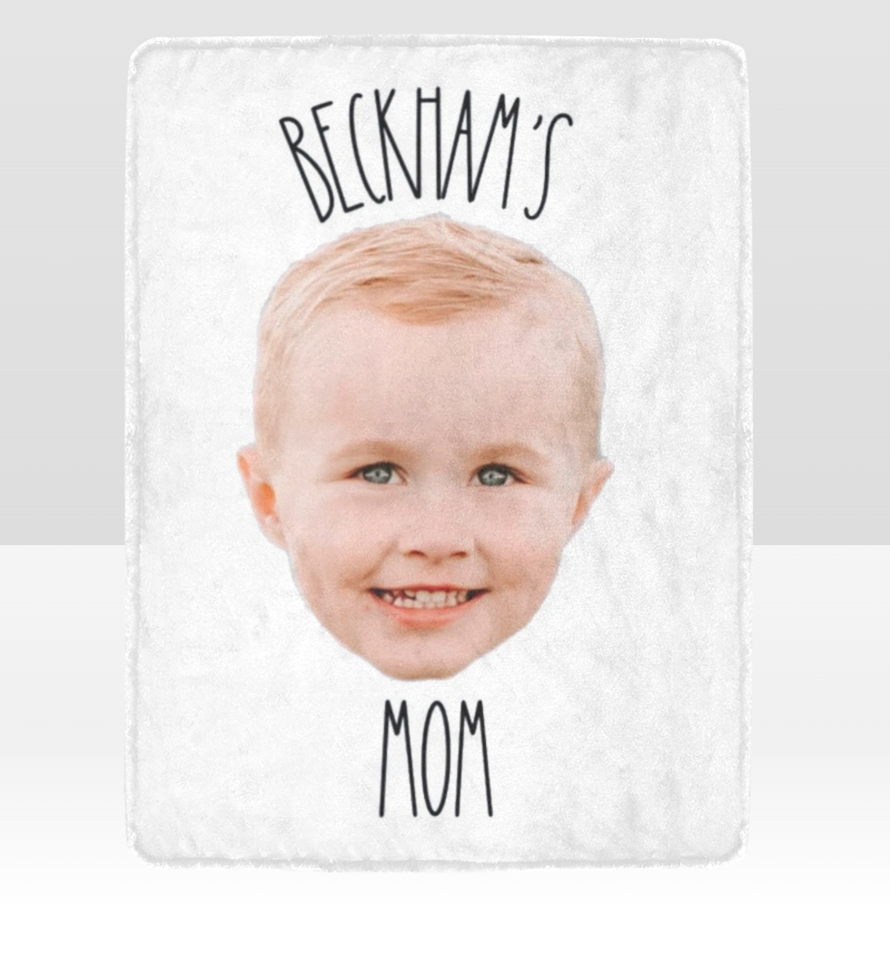 Baby Photo Gift, Baby Photo Blanket, Birthday Mom Gift, Mothers Day Gift, Fathers Day Gift,Personalized Baby Face Blanket, Custom Mom Gift,Funny Mom Gift,Funny Dad Gift