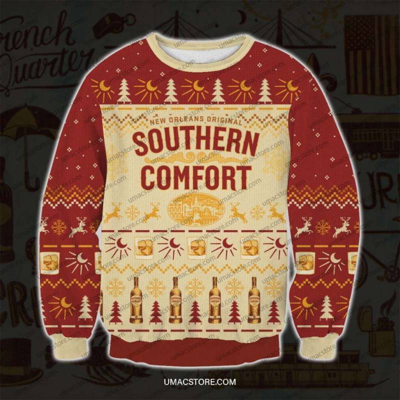 Southern Comfort 3D Print Ugly Christmas Sweatshirt