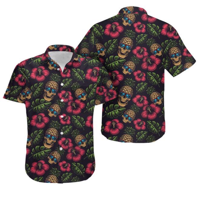 Tropical Skull Hawaii Shirt For Men Women Adult Ha31762