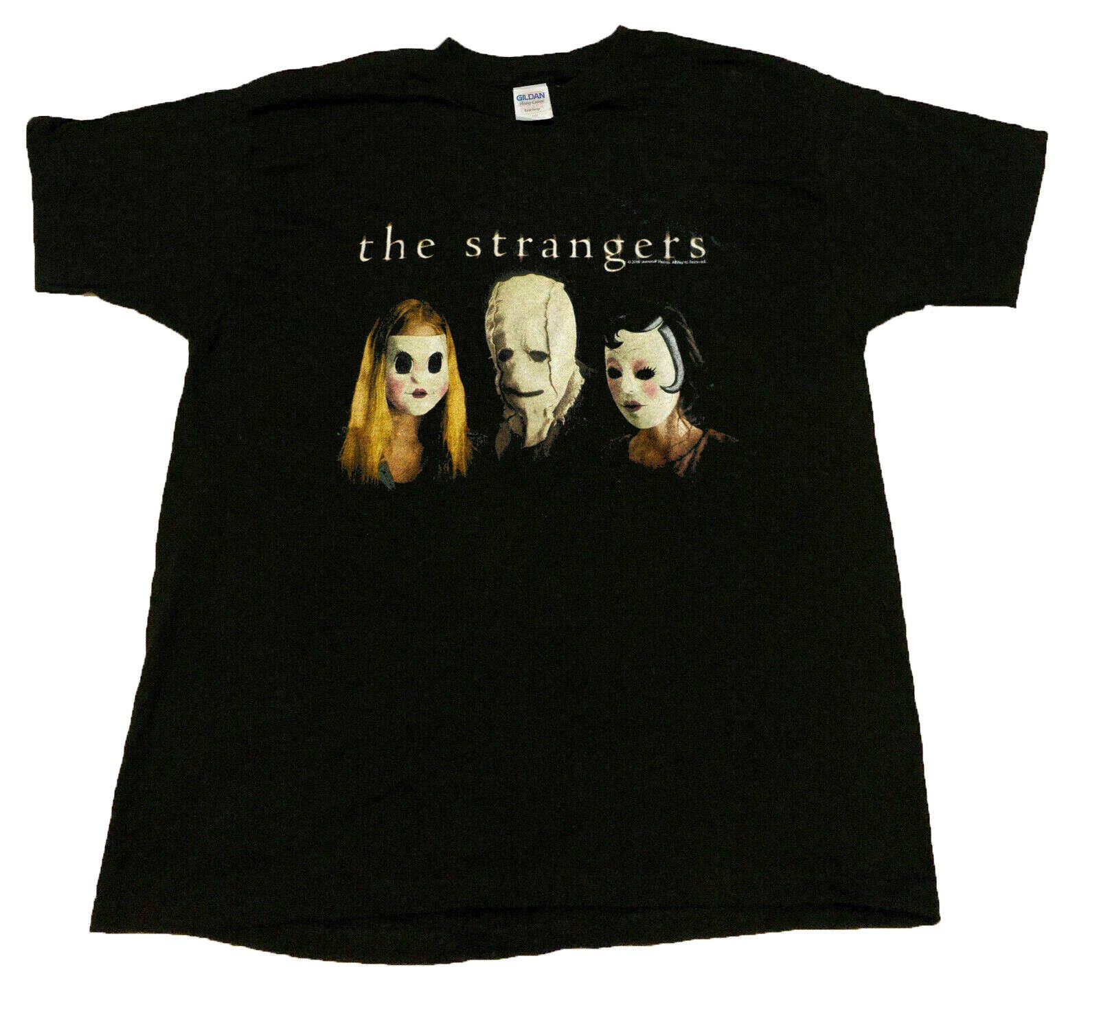 The Strangers Movie Promo Black Shirt Horror Rare Thriller T-Shirt