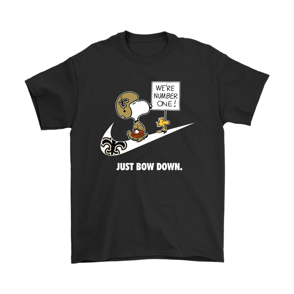 Discover Cool New Orleans Saints Are Number One – Just Bow Down Snoopy Shirts