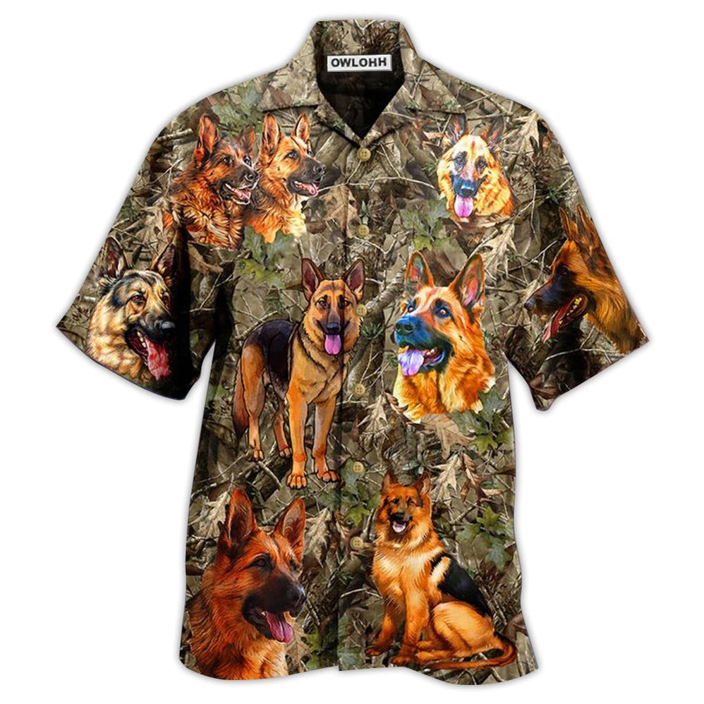 German Shepherd Dog Love Hunting Hawaii Shirt Ha95423