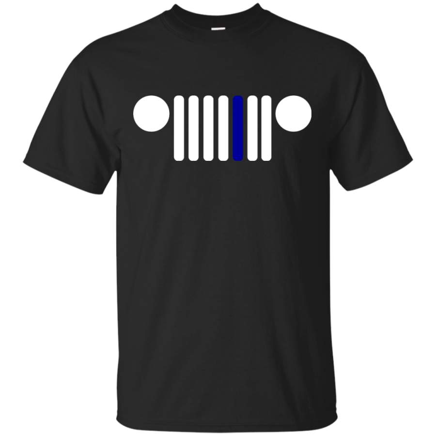 Jeep Grill, Blue Lives Matter, Police, Back the Blue Ultra Cotton T-Shirt