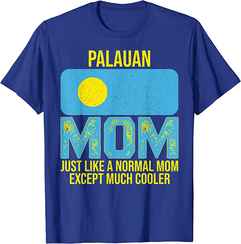 Vintage Palauan Mom Palau Flag For Mother’s Day T-Shirt