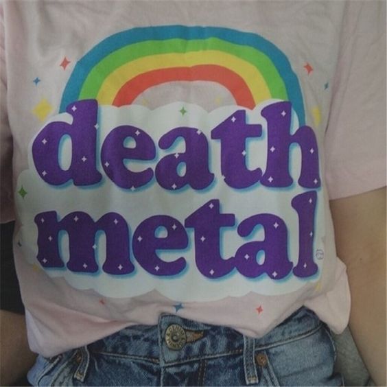 Dead Metal Rainbow t shirt  For Men  For Women