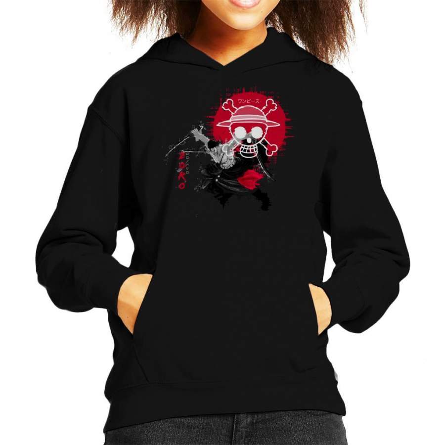One Piece Roronoa Pirate Bounty Hunter Kid’s Hooded Sweatshirt