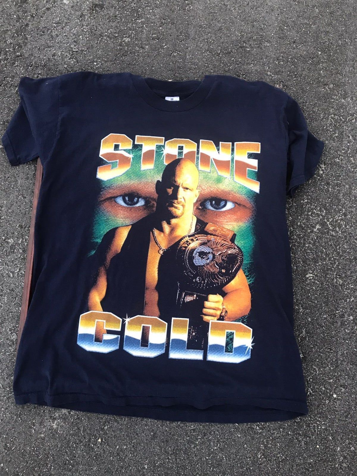 Rare Stone Cold Bootleg Rap Tee Shirt