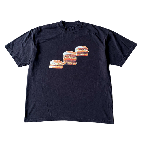 Burger Stairs Tee Shirt Outfit  For Men  For Women