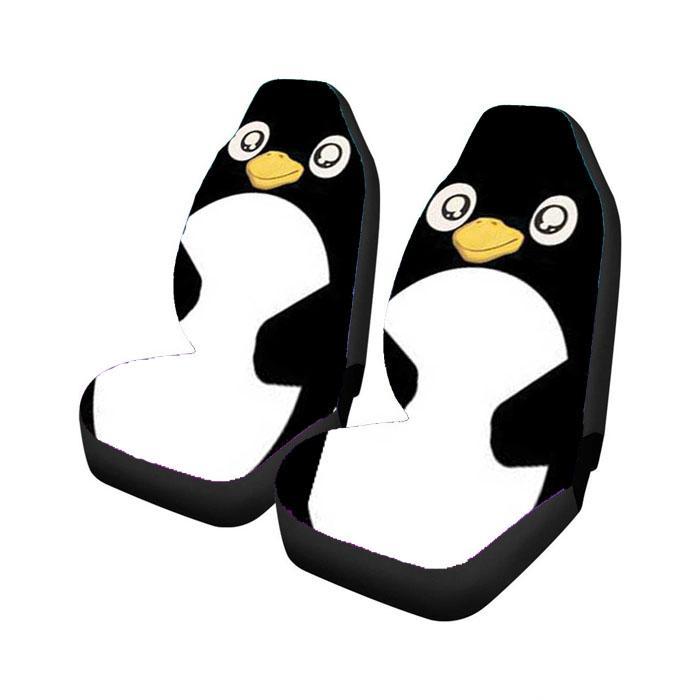 Funny Penguin Car Seat Covers