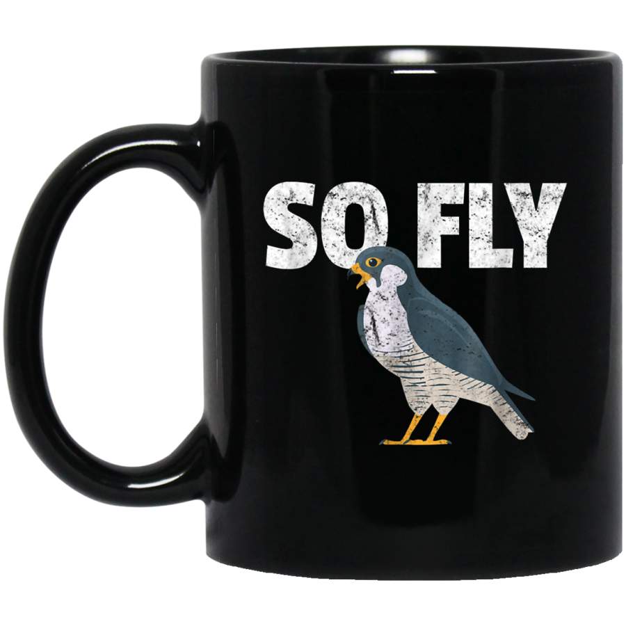 Peregrine Falcon Bird, Birdwatcher Vintage _1858 Coffee Mug