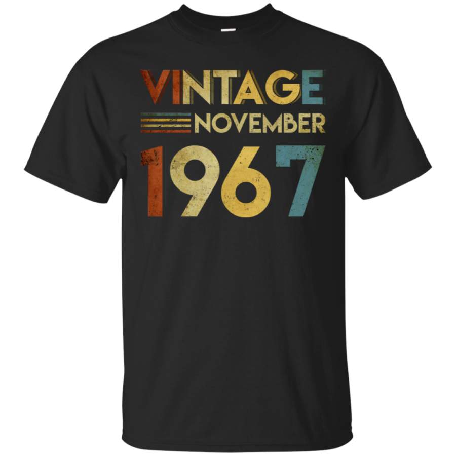 AGR 1967 November Vintage 51st Birthday T-Shirt