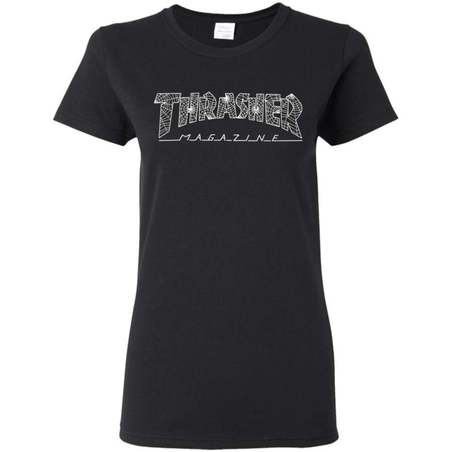 Thrasher Magazine Web Cobweb Spider web Ladies’ T-Shirt